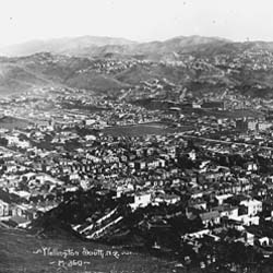 Haining Street, Wellington reproduced from the New Zealand Mail, 1904.