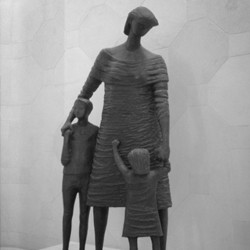 Statue inside the National War Memorial, 2011.