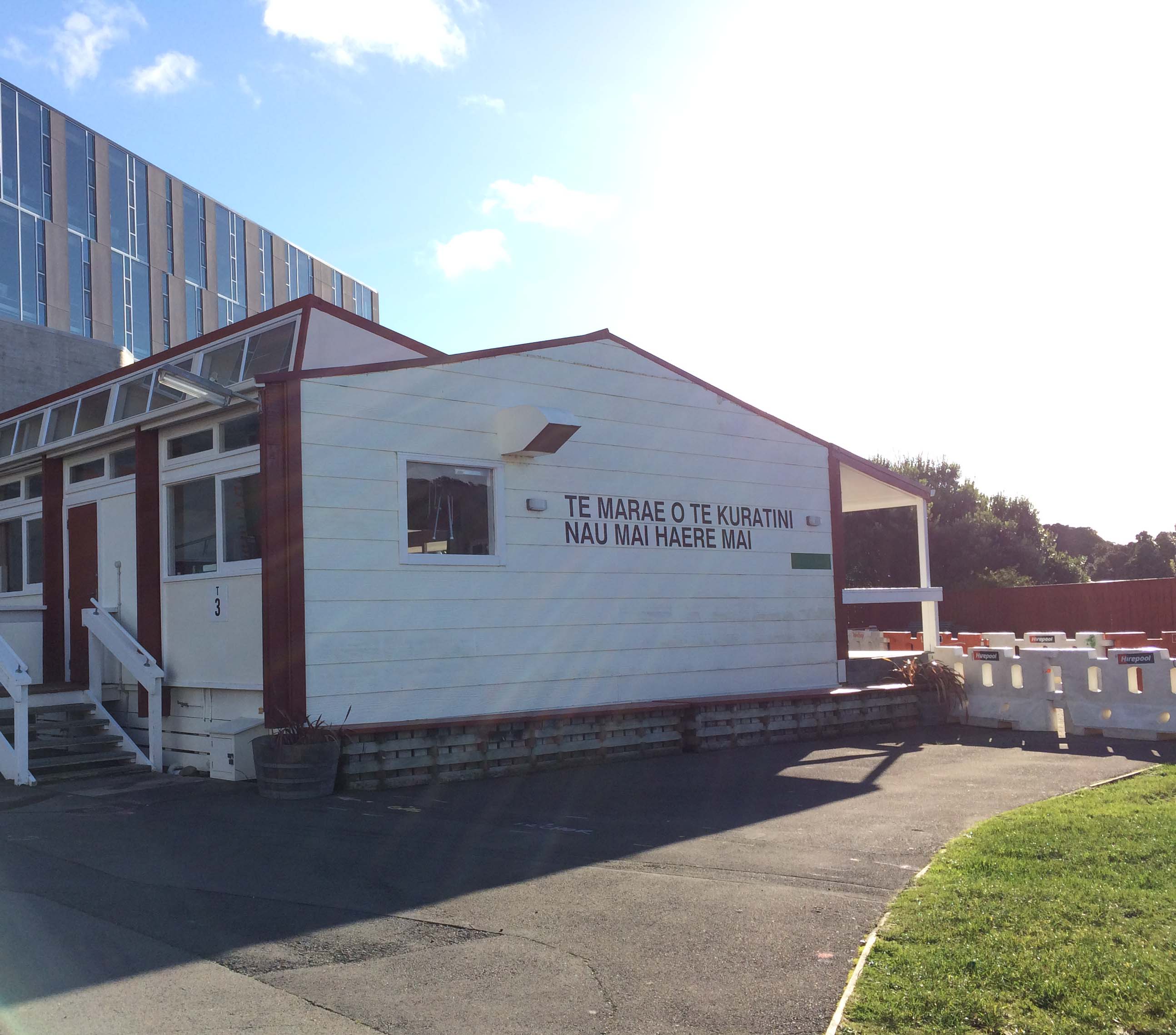 Te Kuratini Marae, Massey University Wellington, 2015.