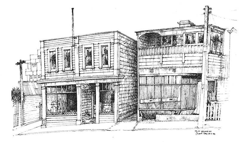 75,77 Wallace St, 1984.